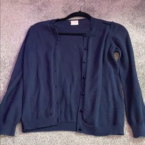 Crewcuts Navy Casey Cardigan